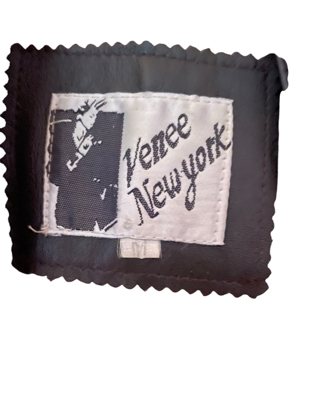 Venee New York Vintage Studded Leather Jacket - Size Medium - Moto Chic - Picture 11 of 11